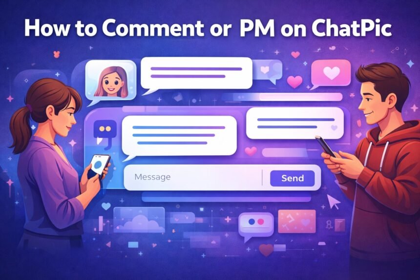 How to Comment or PM on ChatPic